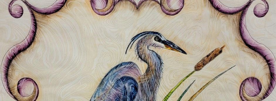 The Painted Heron